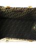 Versace 100% Cotton Brown x Fendi Fendace Sunshine Shopper Tote Embellished Zucca Jacquard Large One Size - photo 5