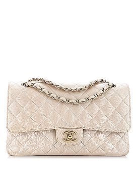 Chanel Classic Double Flap Bag Quilted Iridescent Caviar Medium (view 1)