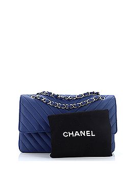 Chanel Classic Double Flap Bag Chevron Caviar Medium (view 2)