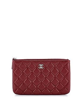 Chanel Classic O Case Pouch Quilted Caviar Small (view 1)