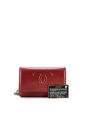 Chanel Timeless Wallet on Chain Caviar (view 2)