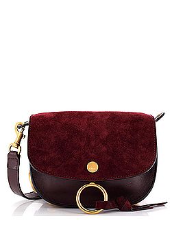 Chloé Kurtis Shoulder Bag Leather and Suede Mini (view 1)