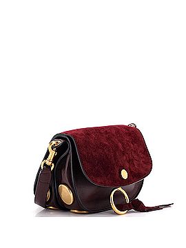 Chloé Kurtis Shoulder Bag Leather and Suede Mini (view 2)