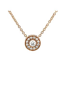 Tiffany & Co. Circlet Pendant Necklace 18K Rose Gold with Diamonds Mini (view 1)