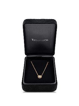 Tiffany & Co. Circlet Pendant Necklace 18K Rose Gold with Diamonds Mini (view 2)
