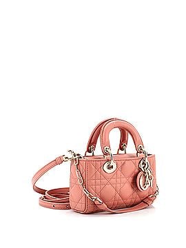 Christian Dior Lady D-Joy Bag Cannage Quilt Lambskin Micro (view 2)