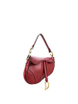 Christian Dior Saddle Handbag Leather Medium (view 2)