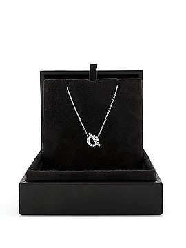 Hermès Finesse Pendant Necklace 18K White Gold and Diamonds (view 2)