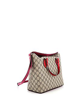 Gucci Signature Fold Over Tote GG Coated Canvas Medium (view 2)