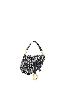 Christian Dior Saddle Handbag Oblique Canvas Mini (view 2)