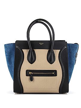 Céline Tricolor Luggage Bag Leather Mini (view 1)