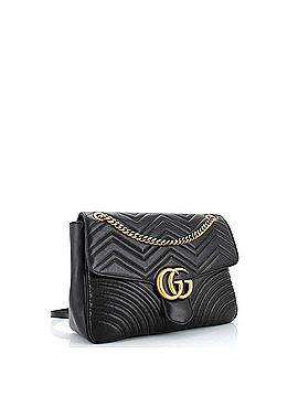 Gucci GG Marmont Flap Bag Matelasse Leather Large (view 2)