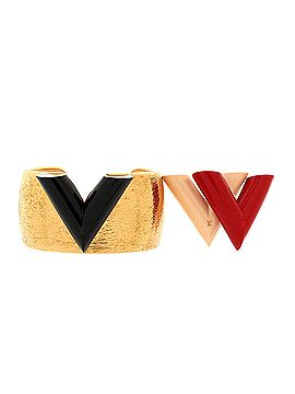 Louis Vuitton Essential V Cuff Bracelet Metal (view 2)