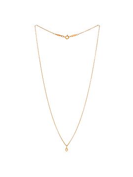 Tiffany & Co. Elsa Peretti Diamonds By The Yard Pendant Necklace 18K Rose Gold with Pear-Shaped Diamond .07CT (view 2)