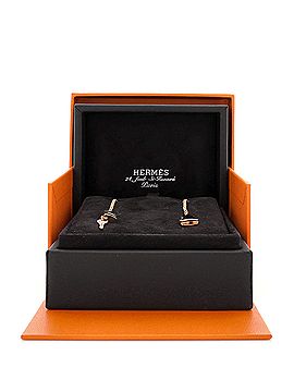 Hermès Kelly Clochette Drop Earrings 18K Rose Gold (view 2)