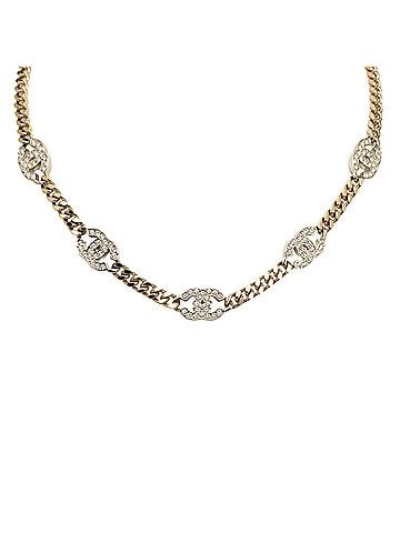 Chanel hot sale rhinestone choker