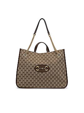 Gucci Large GG Canvas 1955 Horsebit Chain Tote (view 1)