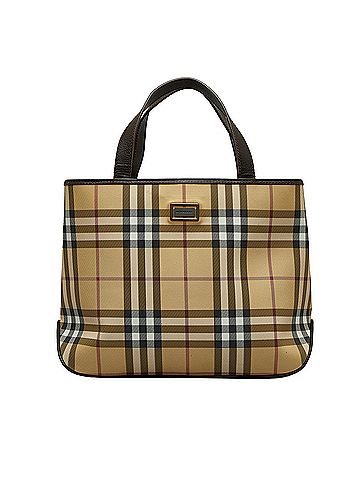 Burberry house best sale check bag