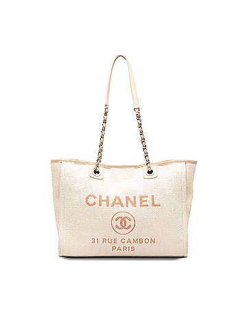 Chanel tote store bag size