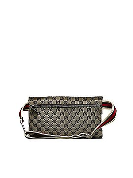 Gucci GG Canvas Web Double Pocket Belt Bag (view 2)