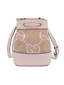 Gucci Mini Jumbo GG Canvas Ophidia Bucket Bag (view 2)