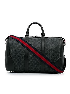 Gucci Medium GG Supreme Web Duffle Bag (view 1)