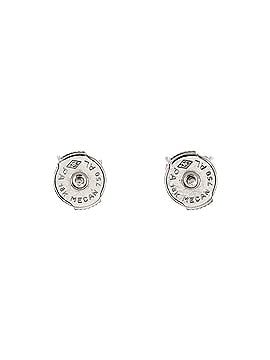 Cartier Heart Stud Earrings 18K White Gold with Pink Sapphires (view 2)