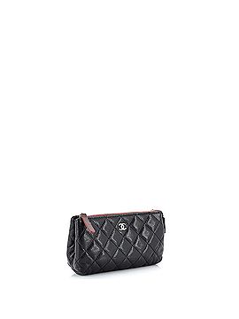Chanel CC Cosmetic Pouch Quilted Caviar Small (view 2)