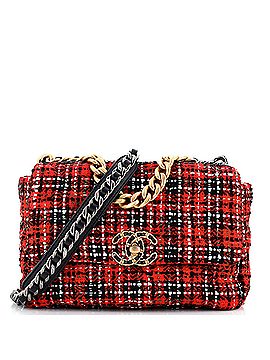 Chanel 19 Flap Bag Quilted Tweed Medium (view 1)