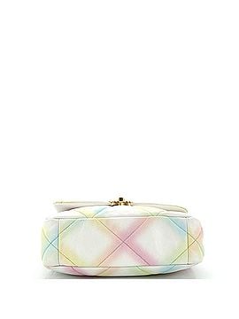Chanel 19 Flap Bag Quilted Multicolor Leather Medium (view 2)