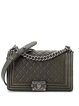 Chanel Boy Flap Bag Quilted Goatskin Old Medium (view 1)