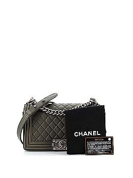 Chanel Boy Flap Bag Quilted Goatskin Old Medium (view 2)