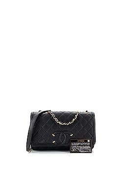 Chanel Filigree Flap Bag Quilted Caviar Medium (view 2)