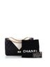 Chanel 100% Leather Black White Bicolor Reissue 2.55 Flap Bag Quilted Aged Calfskin 226 One Size - photo 2