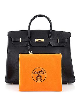 Hermès Birkin Handbag Black Ardennes with Gold Hardware 40 (view 2)