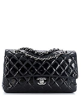 Chanel Classic Double Flap Bag Quilted Patent Medium (view 1)