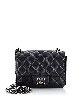 Chanel Square Classic Single Flap Bag Quilted Lambskin Mini (view 1)