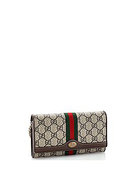 Gucci Ophidia Chain Wallet GG Coated Canvas (view 2)