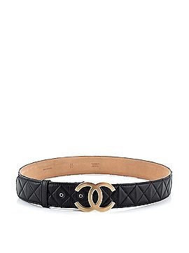Chanel CC Belt Quilted Lambskin Wide (view 2)