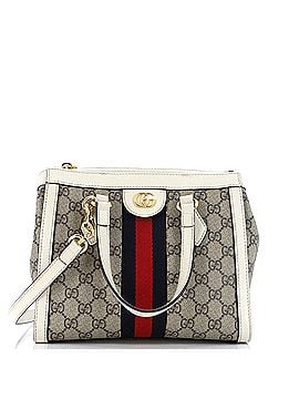 Gucci Ophidia Top Handle Tote GG Coated Canvas Small (view 1)
