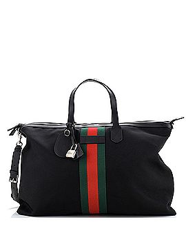 Gucci Web Weekender Bag Techno Canvas Large (view 1)