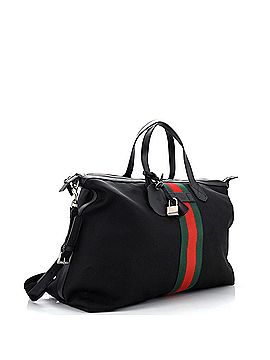 Gucci Web Weekender Bag Techno Canvas Large (view 2)