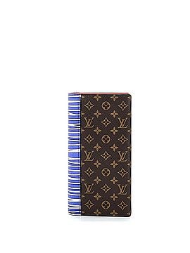 Louis Vuitton Brazza Wallet Patchwork Monogram Canvas and Printed Leather (view 1)