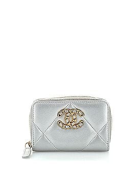 Chanel 19 Zip Coin Purse Quilted Leather (view 1)