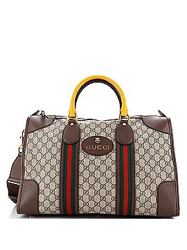 Gucci Neo Vintage Web Duffle Bag GG Coated Canvas Medium (view 1)