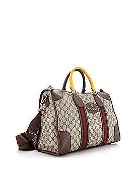 Gucci Neo Vintage Web Duffle Bag GG Coated Canvas Medium (view 2)