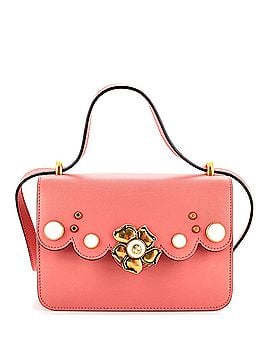 Gucci Pearly Peony Shoulder Bag Leather Small (view 1)