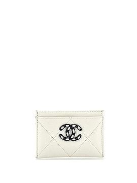 Chanel 19 Card Holder Quilted Leather (view 1)