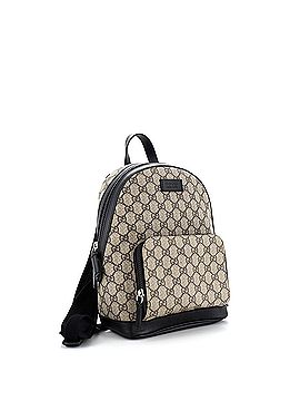 Gucci Zip Pocket Backpack Printed GG Coated Canvas Small (view 2)