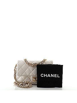 Chanel Coco You Chain Flap Bag Quilted Caviar Mini (view 2)